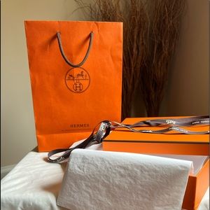 Hermes Belt Box with shopping Bag
